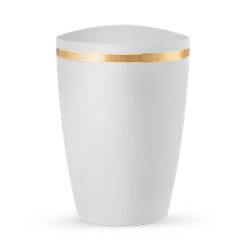 Smuteční dekorace Ekologická urna Alicante - Bílá