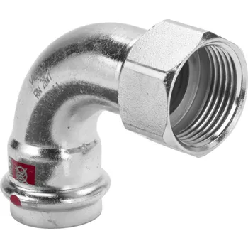 Fitinka Přechodový oblouk&nbsp;90° Viega Prestabo s SC-Contur 1114.5 22 x 1/2˝