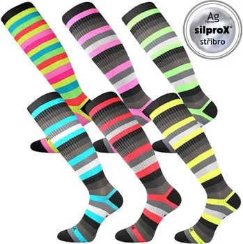 Dámské oblečení Kompresní podkolenky VoXX MULTIX neon růžová 35-38 (23-25)