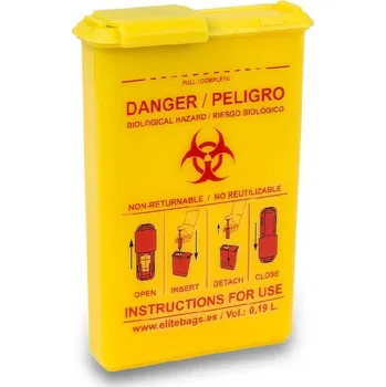 Úložný box Kapesní kontejner na ostré předměty