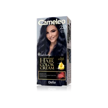 CAMELEO Omega + Barva na vlasy 2.0 - modročerná 50ml