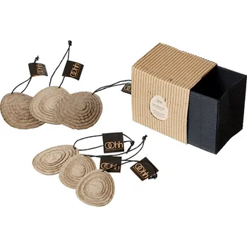 Velikonoční dekorace Lübech Living Velikonoční vajíčka SET/3+3 ks přírodní v krabičce