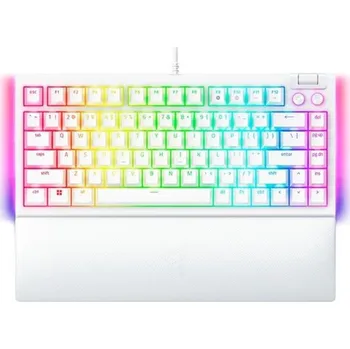 Razer BlackWidow V4 75% US herní klávesnice bílá