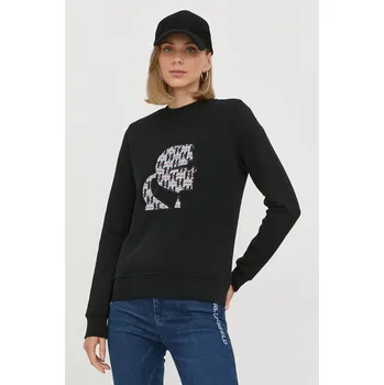 Dámská mikina Mikina Karl Lagerfeld 225W1811 černá 99X, vel. M