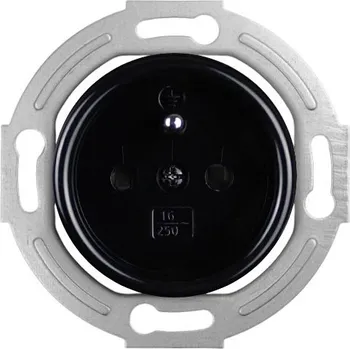 Elektrická zásuvka Elhard Klasik KL2000B zásuvka černá