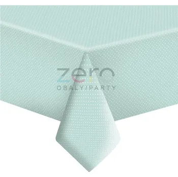 Jednorázový ubrus Ubrus papírový 1,2 x 1,8 m - mátový s mini puntíky