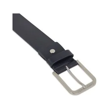 Opasek Pánský pásek Tommy Jeans Tjm Adj. Leather 4.0 AM0AM12339 Tmavomodrá 85