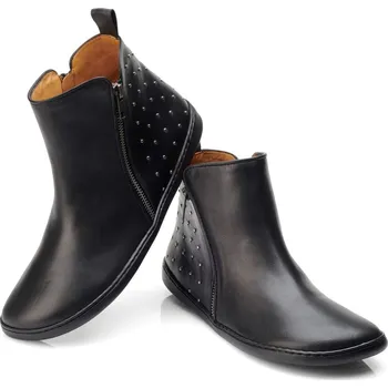 Dámská zdravotní obuv ZAQQ QLARE 37-43 NAPPA/NAPPA Dvouvrstvá hlazená kůže Černá 39