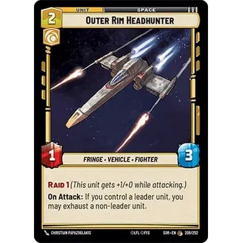 Sběratelská karetní hra Outer Rim Headhunter 208/252 - Spark of Rebellion Typ karty: Foil