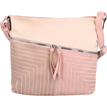 Kabelka Dámská crossbody kabelka růžová - Firenze Bonnieta růžová