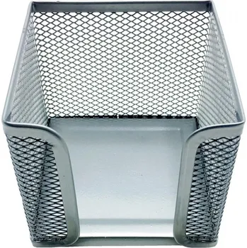 Drátěný zásobník na špalíček, stříbrný