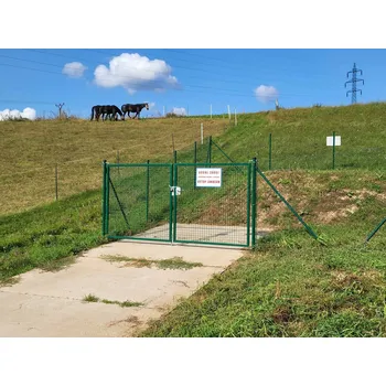 brána Brána DOPS dvoukřídlá 3150x1250 zelená - Vysoká Kvalita Za Skvělou Cenu