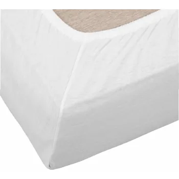 Prostěradlo Prostěradlo Okko 601, bílé, 140/160x200 cm, s gumou