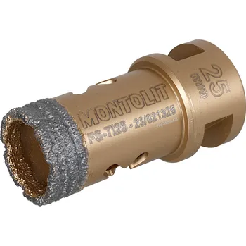 Vrták Montolit Generation X - korunka na vykružování otvorů v dlažbě Průměr: 25mm