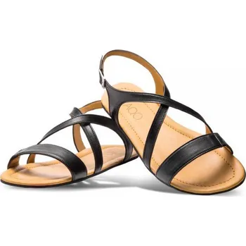 Dámské sandále ZAQQ QEE 36-44 NAPPA/NAPPA Dvouvrstvá hlazená kůže Modrá 43