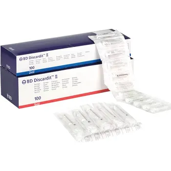 Zdravotnický materiál Stříkačka BD Discardit 5ml luer slip (100ks/bal)(18bal/kart)