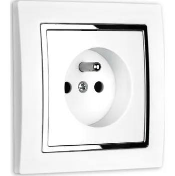 Elektrická zásuvka Elhard Vera Elegant VE6100W zásuvka - komplet - bílá