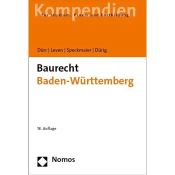 Baurecht Baden-Württemberg - Dürr, Hansjochen [DE] (2024, Brožovaná, Nomos Verlags GmbH)