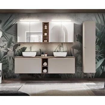 Koupelnový nábytek Koupelnová sestava SANTA FE TAUPE CLEO