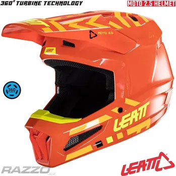 Helma na motorku MX helma Leatt Moto 2.5 V24 Citrus 2024 S
