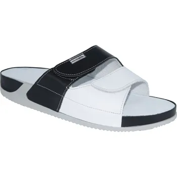 Dámská zdravotní obuv Medistyle dámské zdravotní pantofle INGRID 1I-J16-1 Barva: černobílá, Velikost: 39