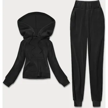 Černý Polarový Dámský Set LUNA & MIELE, odstíny černé XL (42) i392_21428-6