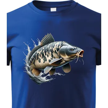 Chlapecké tričko Dětské tričko Kapr, Barva Modrá, Velikost 158 cm/12 roků, Canvas Dětské tričko Bezvatriko.cz 2416