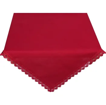 Stolování Ubrus celoroční, Dorka s krajkou, červený