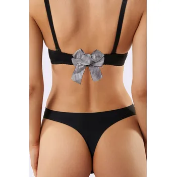 Podprsenka Zapínací mašle HOUNDSTOOTH III pro podprsenku, černobílý Univerzální i170_5905172673050