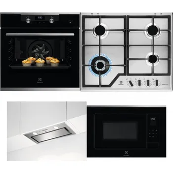 Set domácích spotřebičů ELECTROLUX KODEH70X + ELECTROLUX KGS64362XX + ELECTROLUX LFG716X + ELECTROLUX LMS4253TMX