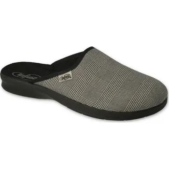 Pánské pantofle BEFADO 548M027 pánské pantofle LEON ZŠ šedé 47 548M027_47