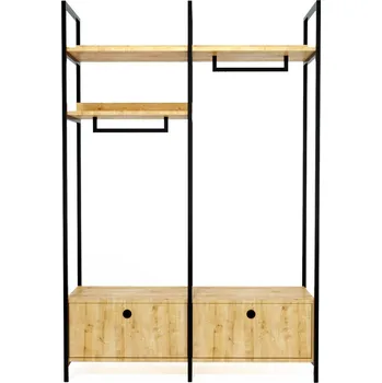 Šatní skříň Kalune design Otevřená šatní skříň PERM 120x180 cm