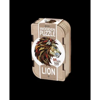 3D puzzle EWA Lion (Lev) | kvalitní dřevěné puzzle v dřevěném dárkovém boxu