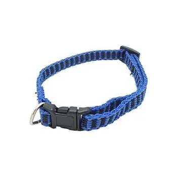 Obojek pro psa Tatrapet Benny obojek na psa Basic 10 mm x 21-37 cm nylon reflexní modrý/černý