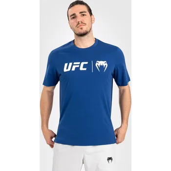 Pánská móda Pánské tričko Venum UFC Classic - Navy Blue/White Velikost: L