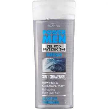 Sprchový gel Joanna, Power Men Svieži sprchový gél 3v1 100 ml