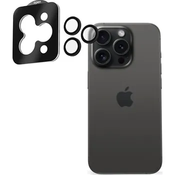 AlzaGuard Elite Lens Protector pro iPhone 15 Pro / 15 Pro Max černé