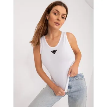 Dámský top pruhovaný bílý