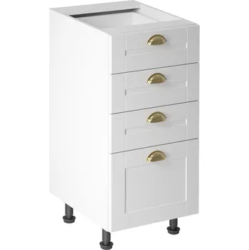 Kuchyňská skříňka GALA D40S4 dolní skříňka kuchyň Linea Zvolte možnost: Dvířka Bílá