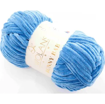 Příze Bunny Baby - jeansově modrá 100-35