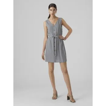 Dámské šaty Vero Moda Letní šaty Bumpy 10286519 Tmavomodrá Regular Fit M