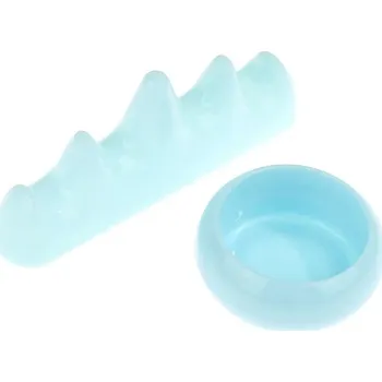 Profesionální držák na Nail art štětce | Držák na zdobící štětce - modrý