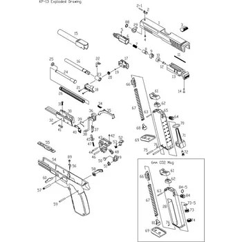 Náhradní díl pro KJ Works KP13 - díl č. 10