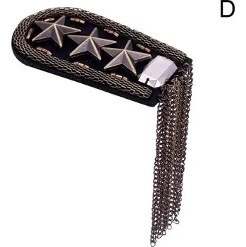 Vintage vojenská dekorace 4 x 8 x 8 cm hvězdný 1 kus