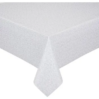 ubrus Ubrus na stůl stříbrno-bílý 130 x 160 cm
