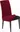 decoDoma Nueva Textura Niagara strečový potah na židli s opěradlem 40 x 40 x 55 cm 2 ks, bordó