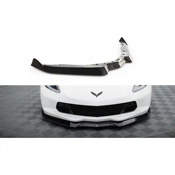 Nárazník Spojler pod nárazník lipa V.2 Chevrolet Corvette C7 černý lesklý plast