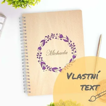 Blok Dřevěný blok - Tulipány