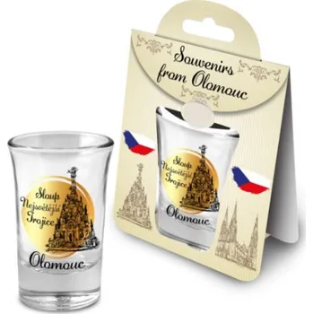 Sklenice Panák OLOMOUC SLOUP NEJSVĚTĚJŠÍ TROJICE, 35 ml Rychlá expedice, doprava zdarma od 999,-