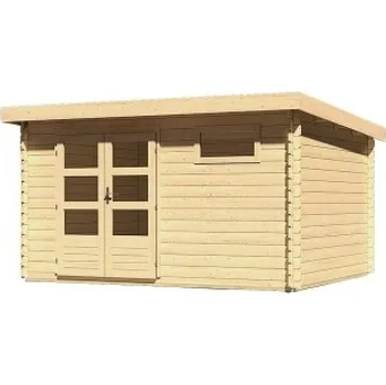 Zahradní domek KARIBU HOLZTECHNIK dřevěný domek KARIBU BASTRUP 8 (78679) natur LG2845